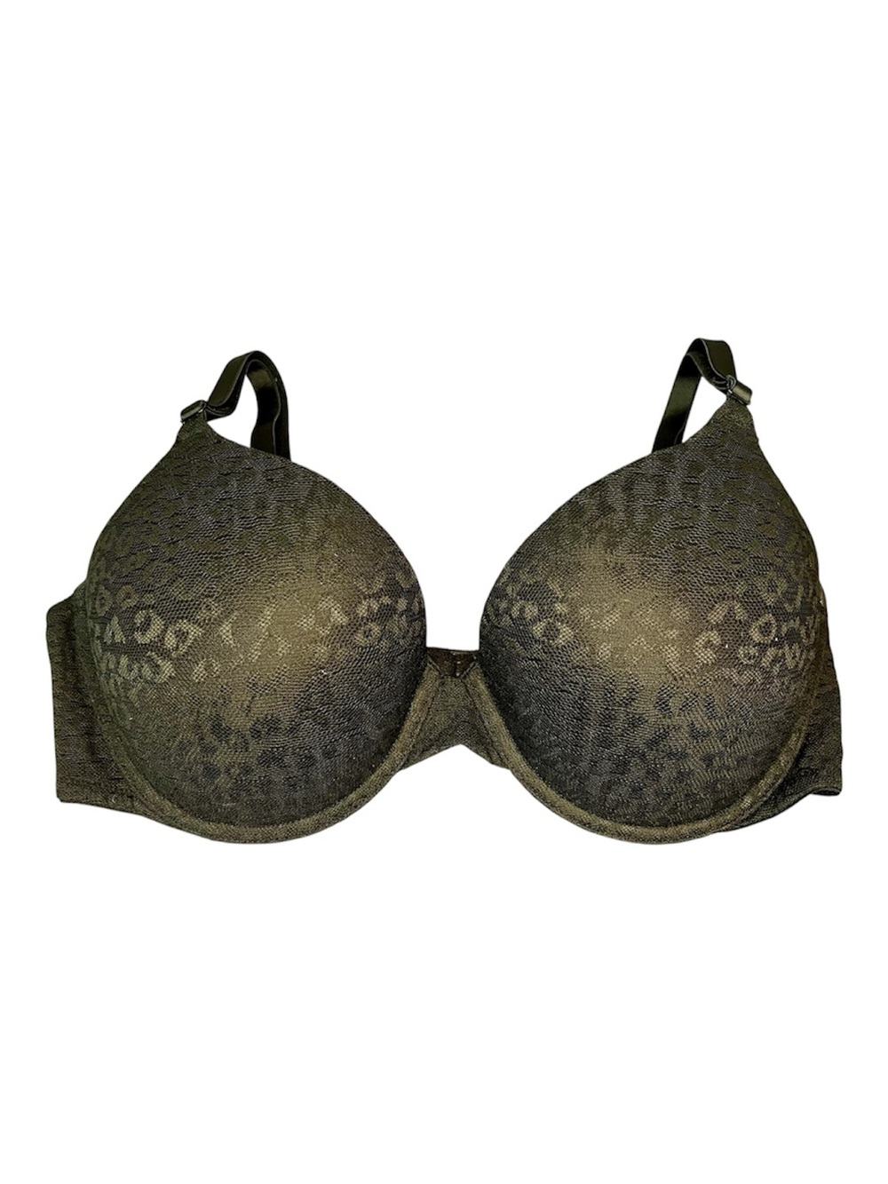 PINK Victoria's Secret Pure Black Push-Up Bra - 36D - Picture 2 of 5